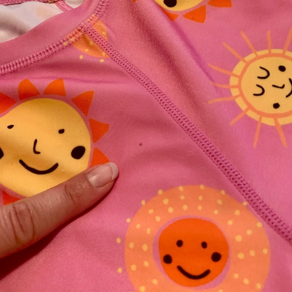 Tea Collection Sun's Out SS Rash Guard | Size 10 - Picture 6 of 11